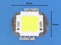 LED ČIP50W-12V / LED dioda COB 50W 12V neutrální bílá / LEDCOB50W/12V / LED CHIP 50W12V