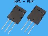 FJL4315 plus FJL4215 ON semiconductor pár pro NF výkonové zesilovače