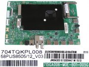 LCD LED modul základní deska Philips XKCB02B00603SX/JQ1BA5T0SX / Main board assy 715GA006-M0E-B01-005G / 704TQKPL008