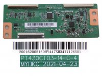 LCD modul T-CON PT430CT03-14-C-4 / TCON board 260162005160HY447