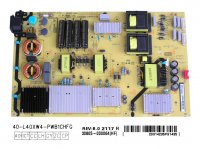 LCD modul zdroj TCL 30805-000064 / SMPS power supply board 40-L40XW4-PWB1CHFG