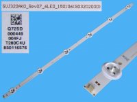 LED podsvit 585mm, 6LED / LED Backlight 585mm - 6 D-LED, SVJ320AK0 Rev07 / 850116576