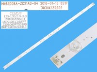 LED podsvit 677mm, 8LED / DLED Backlight 677mm - 8 D-LED, HK65D08A-ZC21AG-04 / 303HK650039