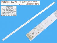 LED podsvit 677mm, 8LED / DLED Backlight 677mm - 8 D-LED, HK65D08B-ZC21AG-04 / 303HK650040