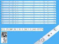 LED podsvit 530mm sada Sony LM41-00727A celkem 10 pa#225 sků / LED Backlight L3_L_E5_BWP_S6_1_R1.0_SAN_1.0_LM41-00727A