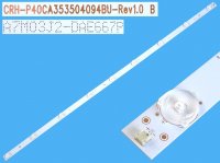 LED podsvit 788mm, 9LED / DLED Backlight 788mm - 9DLED CRH-P40CA353504094BU-Rev1.0B