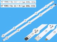 LED podsvit 825mm sada LG 6916L-1214A plus 6916L-1215A L1 plus R1 / LED Backlight 823mm - 10 DLED