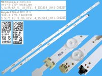 LED podsvit 1348mm sada Samsung BN96-39665A plus BN96-39666A / LED Backlight 1348mm - 14 D-LED S_5U75_65_FL / LM41-00121E plus LM41-00121F