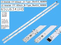 LED podsvit 1328mm, 10LED sada LG 65UJ63-UHD-A plus 65UJ63-UHD-B / D-LED Backlight 1328mm LG Innotek 17Y EAV63673007