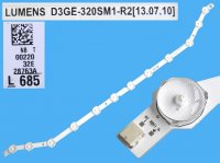 LED podsvit 588mm, 12LED / LED Backlight 588mm - 12DLED, D3GE-320SM1R2 / BN96-28763A-AL