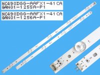 LED podsvit 994mm sada Philips NC490DGG-AAFX1-41CA / LED Backlight 994mm - 9 D-LED GAN01-1255A-P1 plus GAN01-1256A-P1