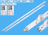 LED podsvit 1085mm sada Samsung BN96-50315A plus BN96-50316A / LED Backlight 1085mm - 10 D-LED BN9650315A plus BN9650316A / LM41-00871A plus LM41-00872A / SVC550F53/78