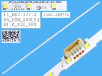 LED podsvit EDGE 597mm / LED Backlight edge 597mm - 40 LED BN96-45913A / LM41-00566A / L1_NU7.1/7.3 E5_CDM-S20(2) R1.2-S1CR-100