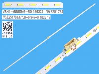 LED podsvit EDGE 706mm / LED Backlight edge 706mm - 54 LED BN96-45635A - LED7020 / V8N1-650SM0-R0