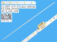 LED podsvit EDGE 706mm / LED Backlight edge 706mm - 54 LED BN96-45635A - LED3030 / L1-NU7.1/7.3-F5-CDM-S27(2)-R1.3-S1C 100 LM41-00614A