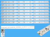 LED podsvit 428mm sada celkem 8 pásků / DLED Backlight 428mm - 5 D-LED, Grundig 759551878600 / ZCC606 / 2013ARC40_3228N1