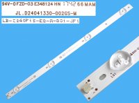 LED podsvit 425mm, 4LED / DLED Backlight 425mm - 4DLED, JL.D24041330-002GS-M / LB-C24GF15-E8