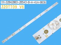 LED podsvit 575mm, 6LED / DLED Backlight 575mm - 6DLED, 320TT09V6 / YX-32042003-28543-0-A-41A-0036