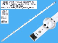 LED podsvit 788mm, 10LED / DLED Backlight 788mm - 10 D-LED, SSC_Y19.5_Trident_70UM73, EAV64996301