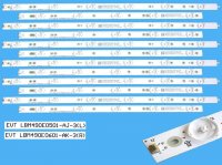 LED podsvit sada Philips náhrada LBM490M0601 celkem 12 pásků / DLED TOTAL ARRAY GJ-2K16-490 / LBM490E0501 plus LBM490E0601 /