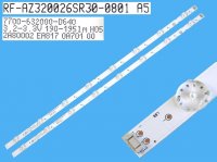 LED podsvit sada LG AGM76911801 celkem 2 pásky 625mm / DLED TOTAL ARRAY AGF 32LM / RF-AZ320026SR30-0801A5