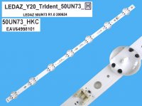 LED podsvit 520mm, 7LED / DLED Backlight 520mm - 7 D-LED, LEDAZ_Y20_Trident_50UN73_R1.0 / 50UN73_HKC / EAV64998101