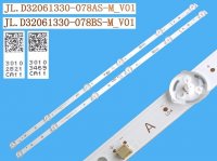 LED podsvit sada Vestel 32 D32061330 celkem 2 pásky 550mm / DLED TOTAL ARRAY JL.D32061330-078AS-M plus JL.D32061330-078BS / 30102821 plus 30103469