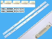 LED podsvit EDGE sada Samsung 2 kusy / LED Backlight edge 684mm - 88 plus 88 LED V5EU-550SMA-R1 / BN96-34774A plus V5EU-550SMB-R1 / BN96-34775A