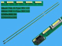 LED podsvit EDGE 537mm sada LG AGF79089902 / LED Backlight edge 2x537mm - 92 LED LC4949023A plus LC49490024A / 49inch FHD Rev0.5 náhradní výrobce