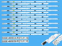 LED podsvit sada Samsung D2GE-460SCA celkem 16 pásků / LED Backlight D2GE-460SCB-R3 plus D2GE-460SCB / BN96-25303A plus BN96-25309A