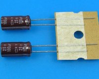 100uF/25V - 105°C Nippon KY kondenzátor elektrolytický, low ESR, long life