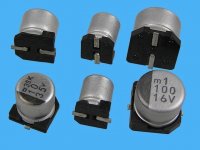 10uF/16V - 105°C SMD kondenzátor elektrolytický SMD