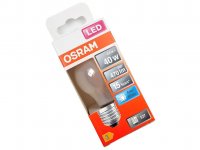 žárovka LED STAR E27 OSRAM 4W/840 4000K 470lm miniglobe - studená bílá