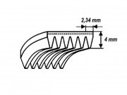 řemen drážkový 1397J4 POLY-V